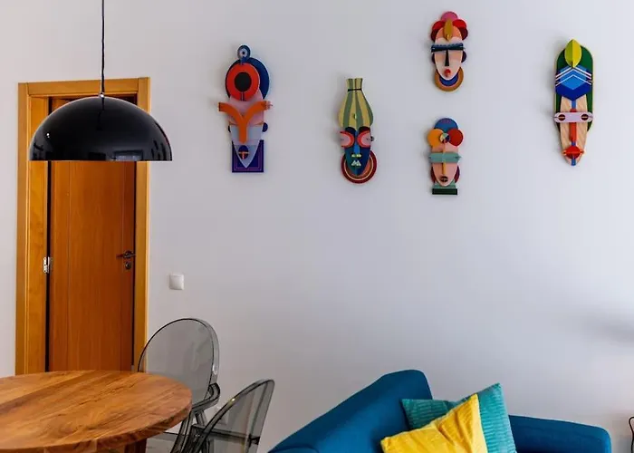 Caldas W/ Ac & Fast Net דירה *